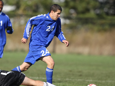 Bryan Winnega scored one of two Cardinal goals against Rochester College