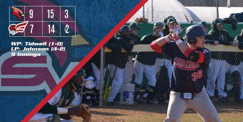 SVSU Baseball Back on Winning Track After 9-7 Victory Over Erskine