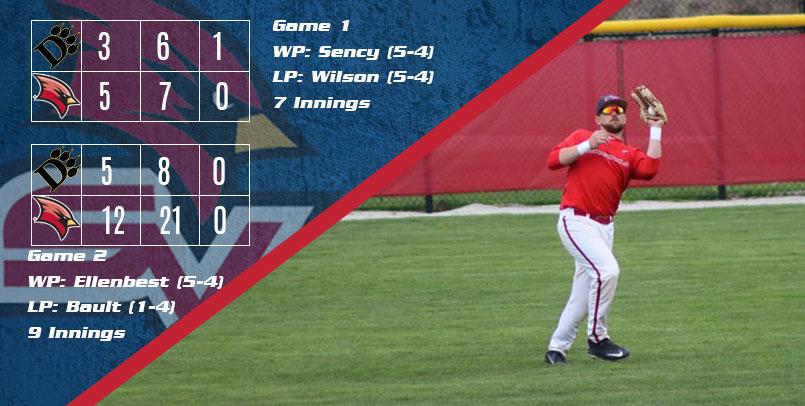 Luke Valutis finished his collegiate career with six hits on Sunday...