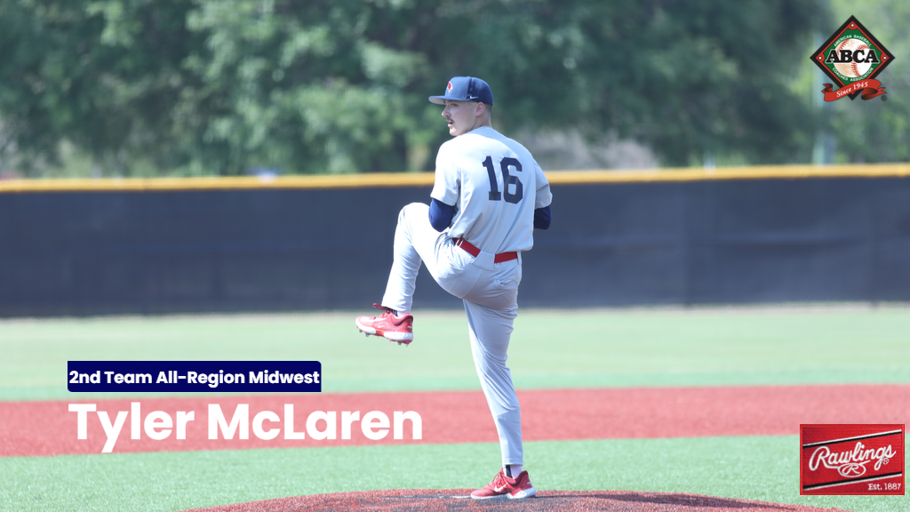 Tyler McLaren Earns ABCA/Rawlings All-Region Honors