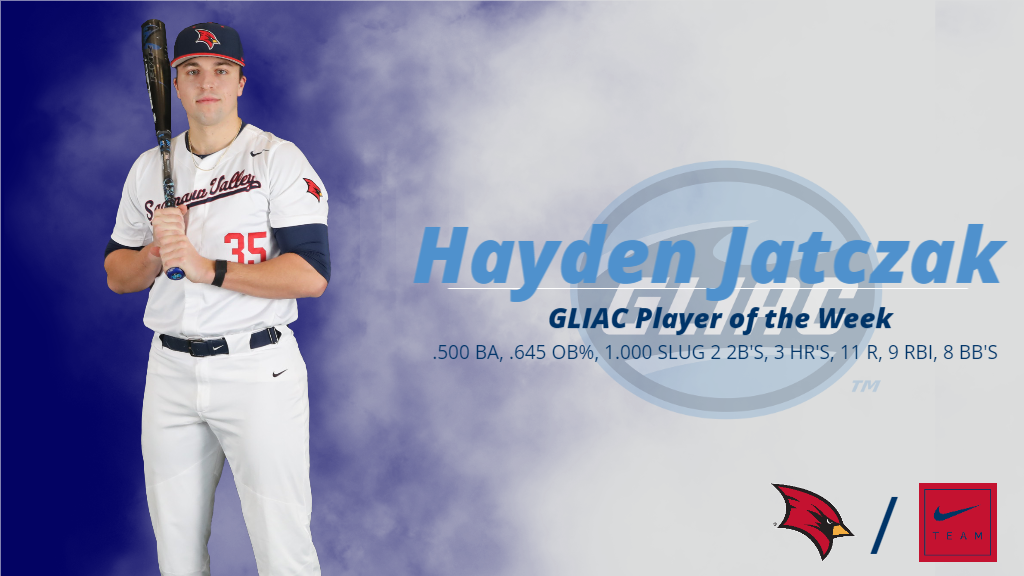 Jatczak Wins GLIAC Player of the Week