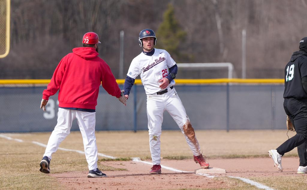 Baseball Sweeps Parkside with Walk-Off and Run-Rule Victory