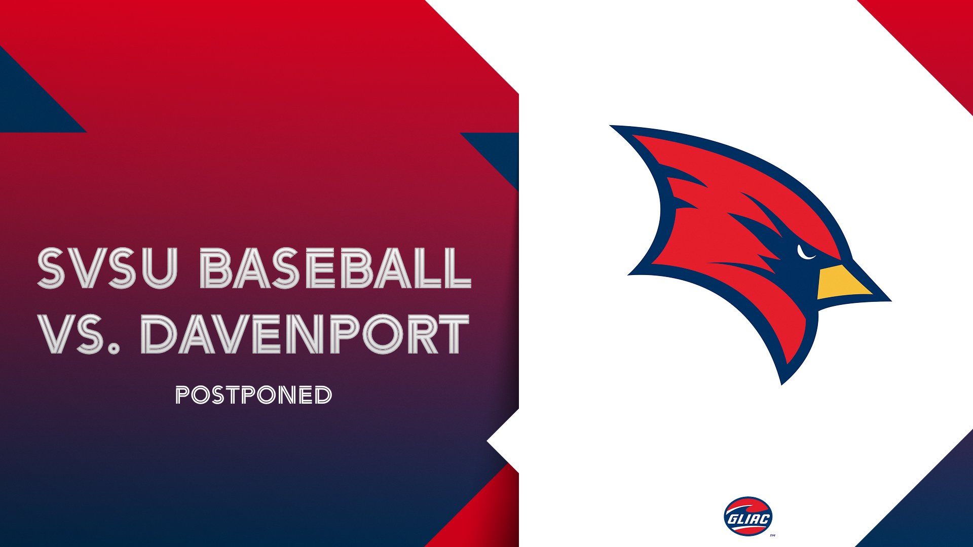 Baseball vs. Davenport Postponed