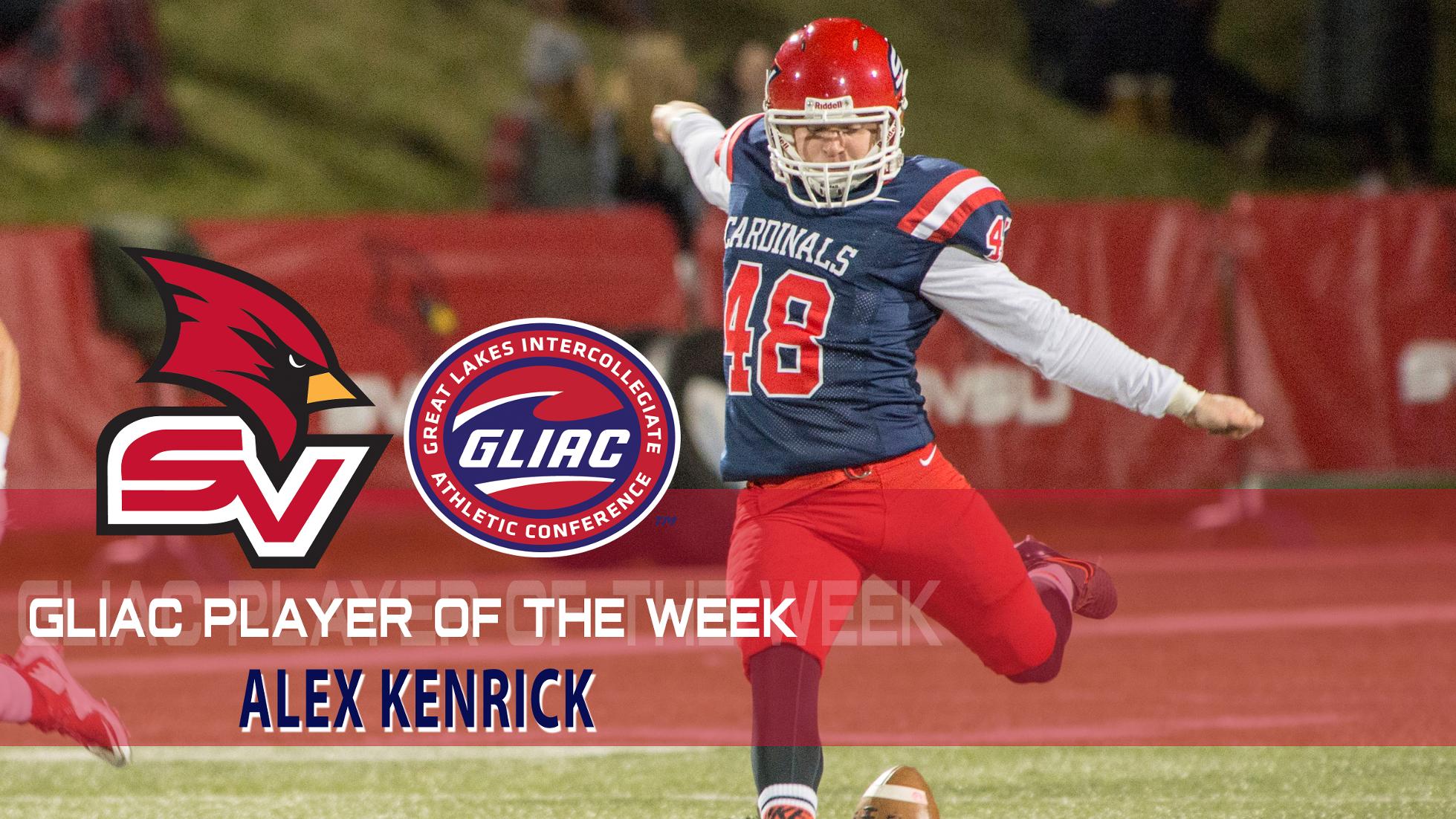 Kenrick Earns Second GLIAC Special Teams POTW Honor