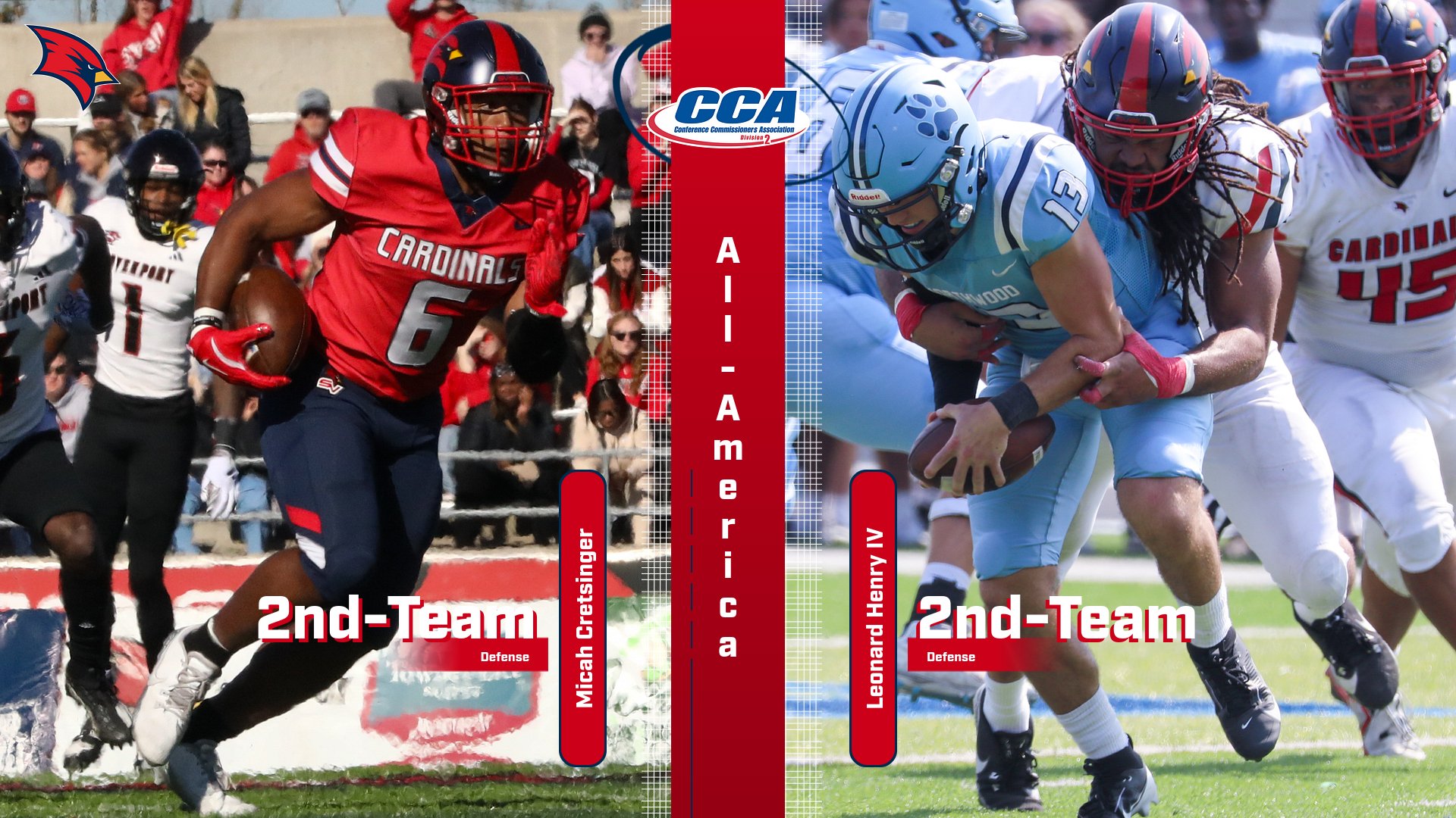 Cretsinger and Henry IV Earn D2CCA All-America Honors