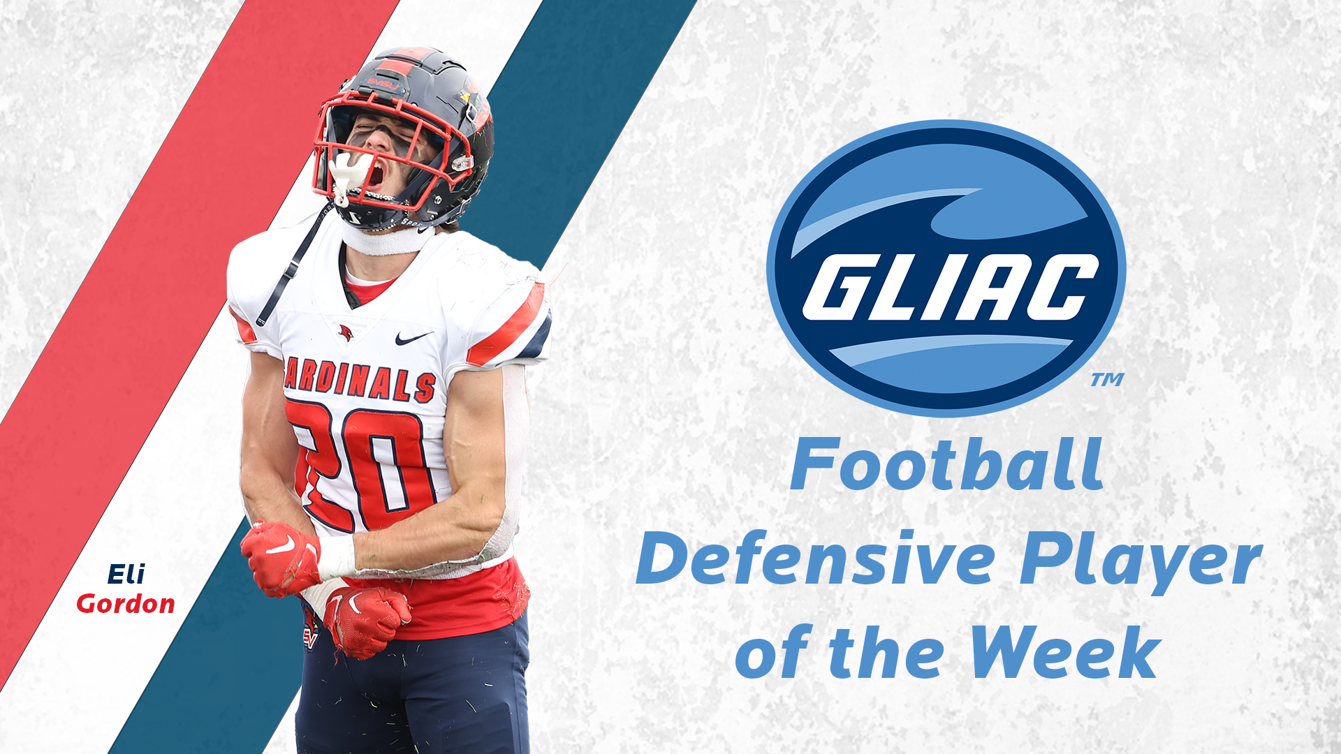 Eli Gordon Named GLIAC Football Defensive Player of the Week