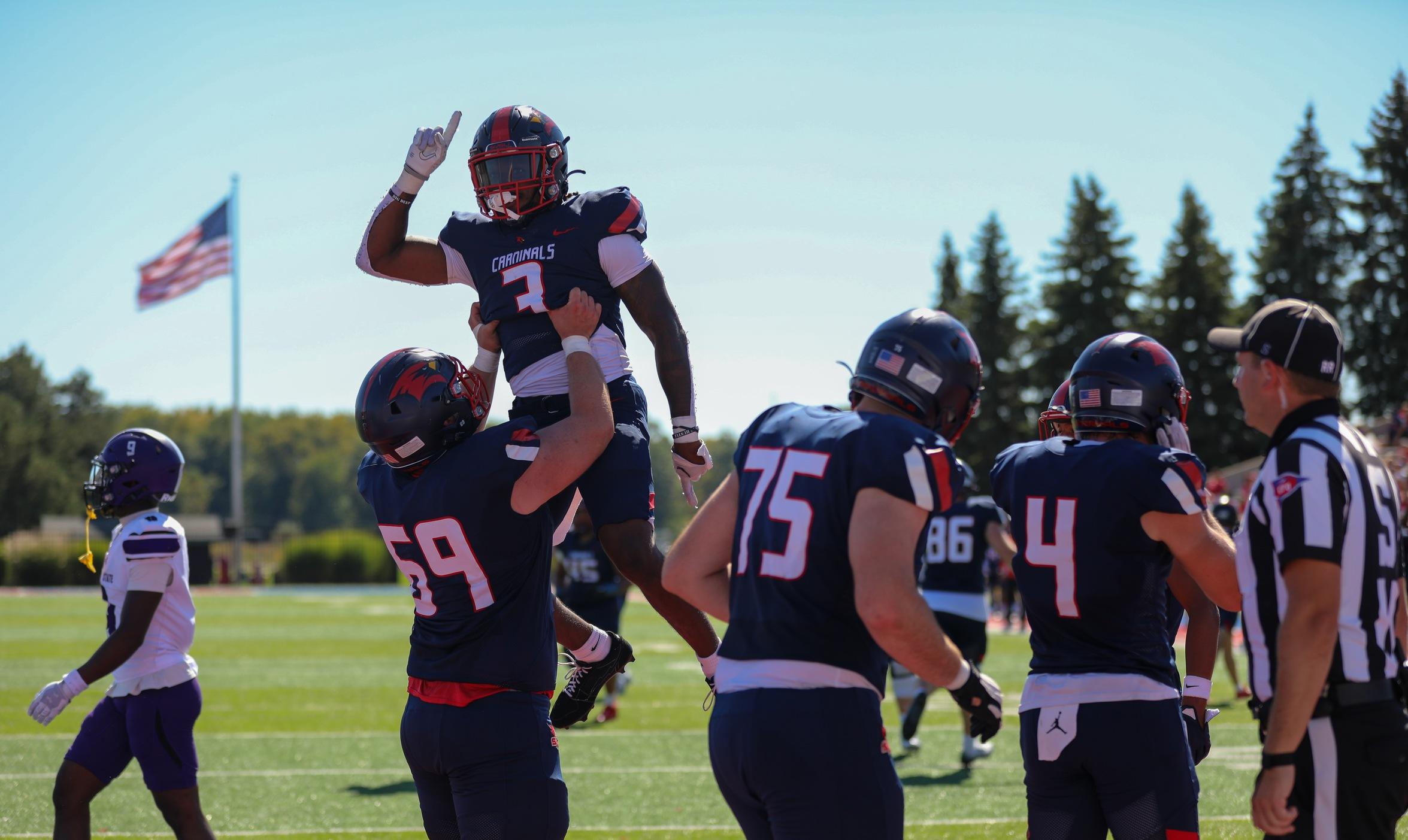 Cardinals Bounce Back with 37-14 Win in Red Feather Classic