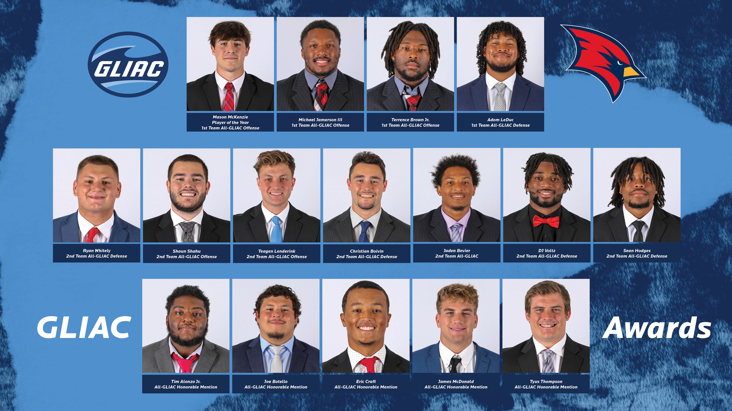 Mason McKenzie Highlights 16 All-GLIAC Selections with Player of the Year Honor