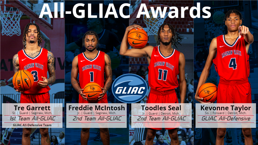 Four SVSU Men&rsquo;s Basketball Student-Athletes Earns Conference Awards