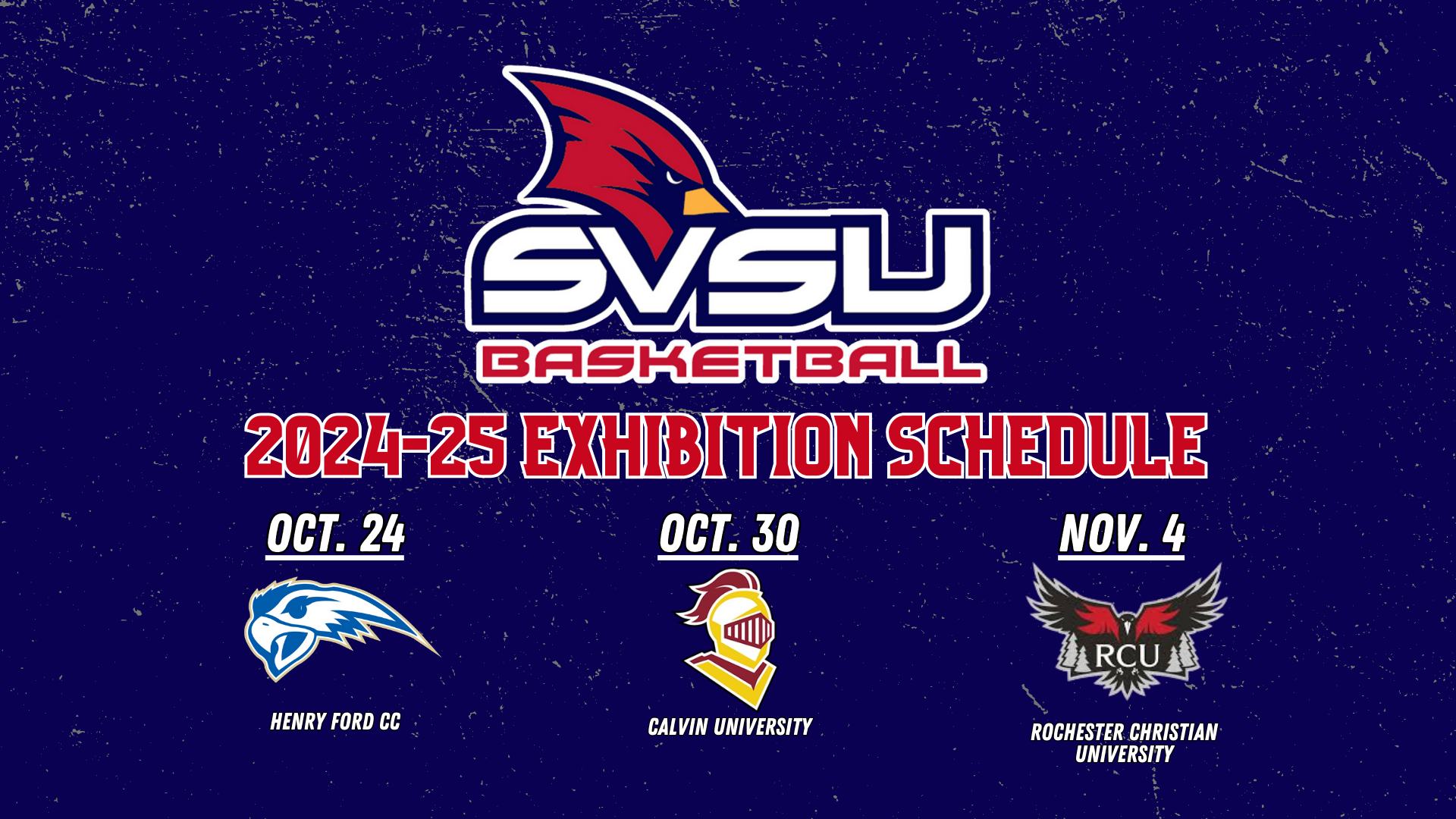 SVSU Men&rsquo;s Basketball opens 2024-25 season Oct. 24