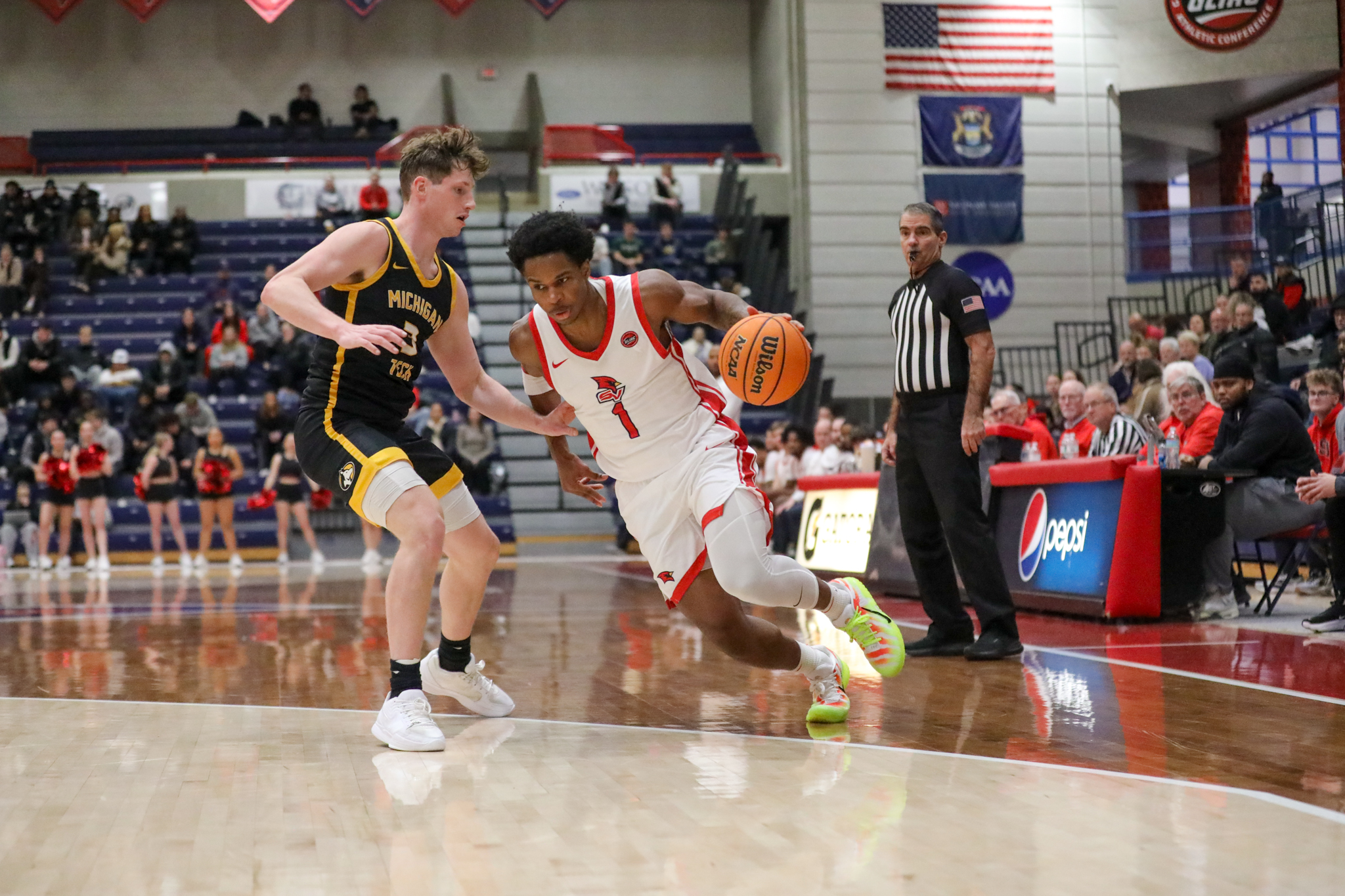 Cardinals Fall to Huskies in Houghton