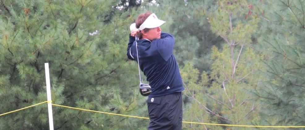 Senior Micah Skidmore is one of 11 players under par at the 2014 GLIAC Men's Golf Championships