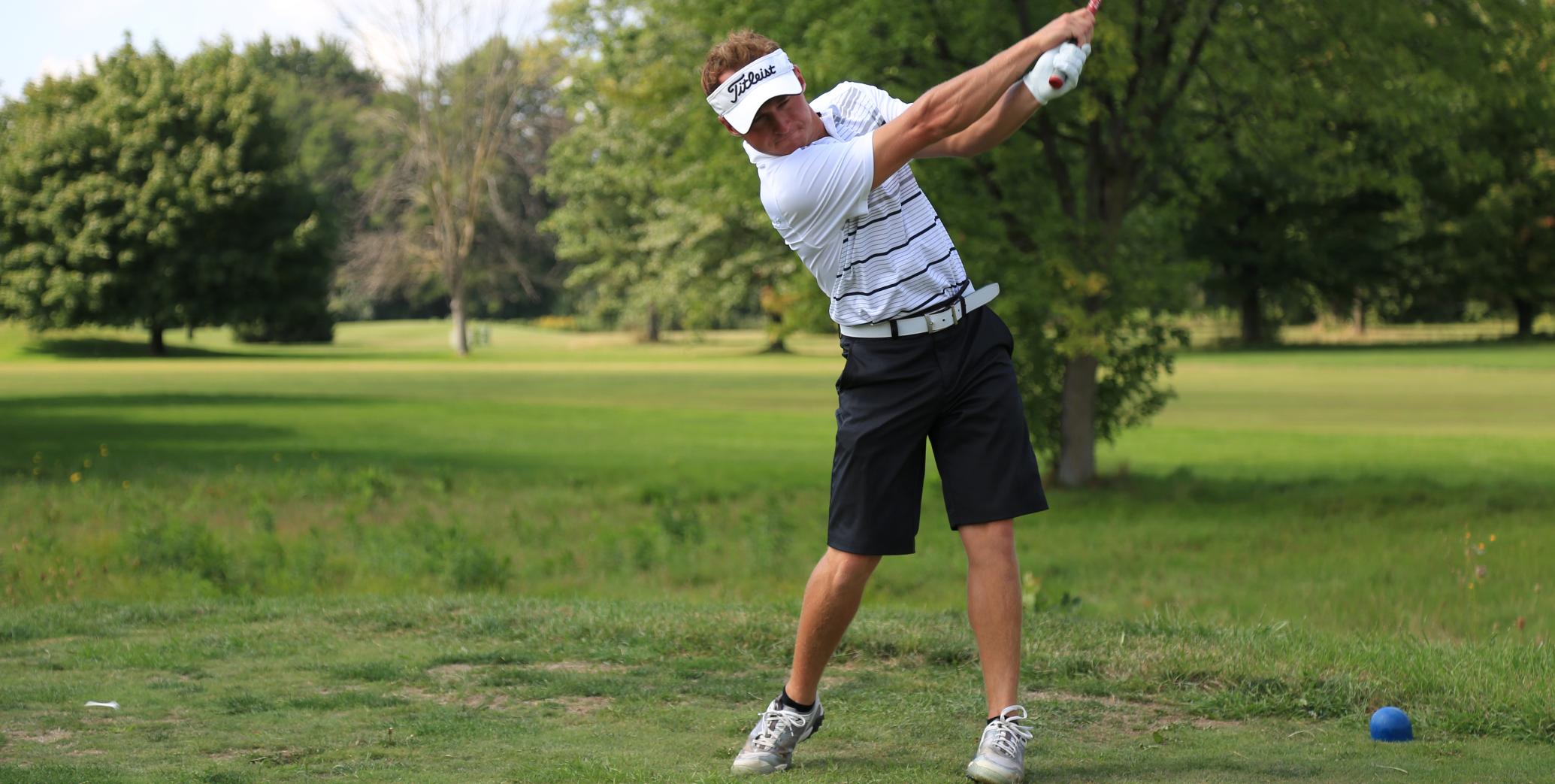 Carter's 70 leads SVSU Men's Golf in round one at GLIAC North Invite