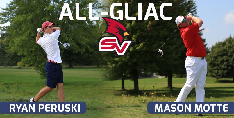 Ryan Peruski and Mason Motte have earned All-GLIAC honors for the 2016-17 season...