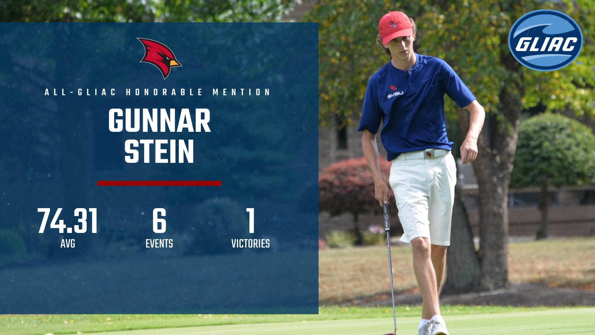 Gunnar Stein Earns All-GLIAC Recognition