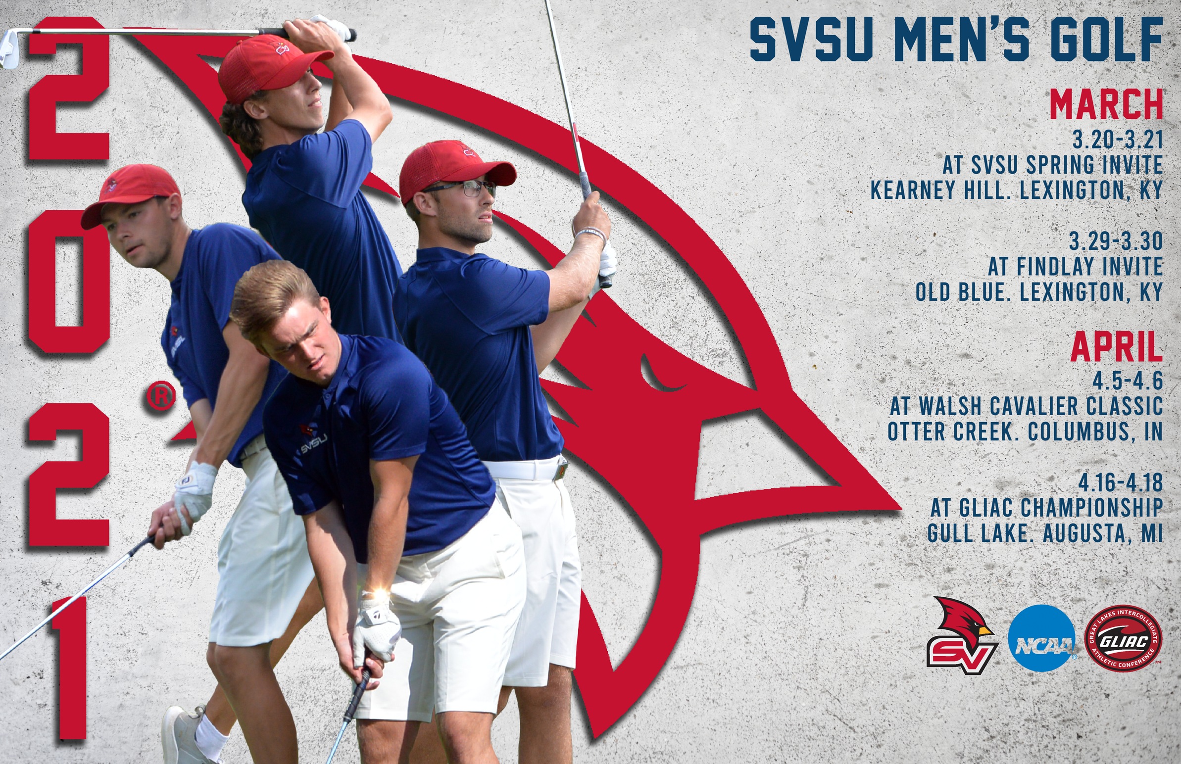 Cardinal men's golf opens with SVSU Spring Invite this weekend