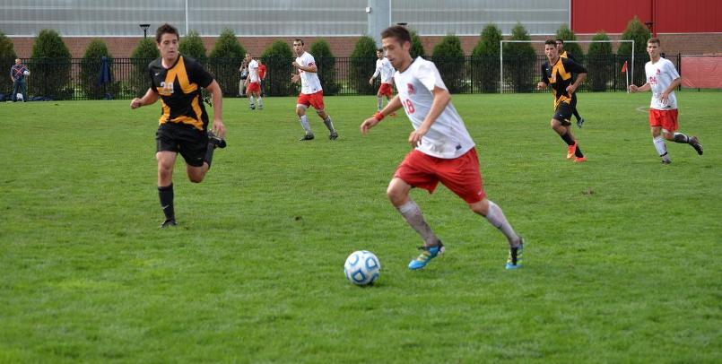 Aleksandar Isaevski assisted on Tyler Channell's goal against the Mustangs...