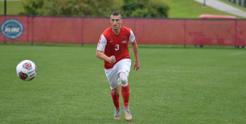 Jordan Kalk moved into a tie atop the SVSU record books with his 39th career goall against the Pumas...