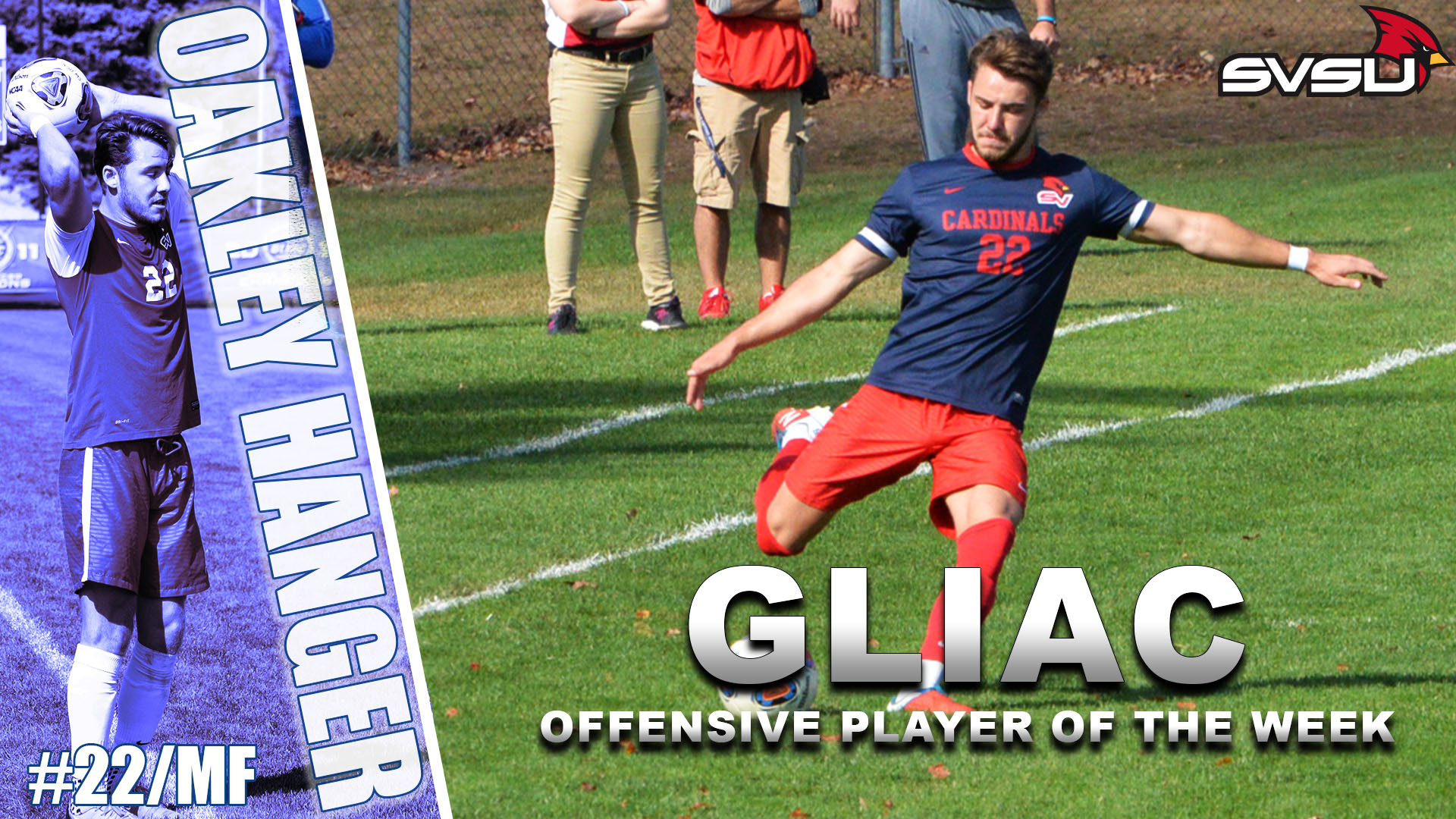 Oakley Hanger Earns GLIAC Offensive Player of the Week