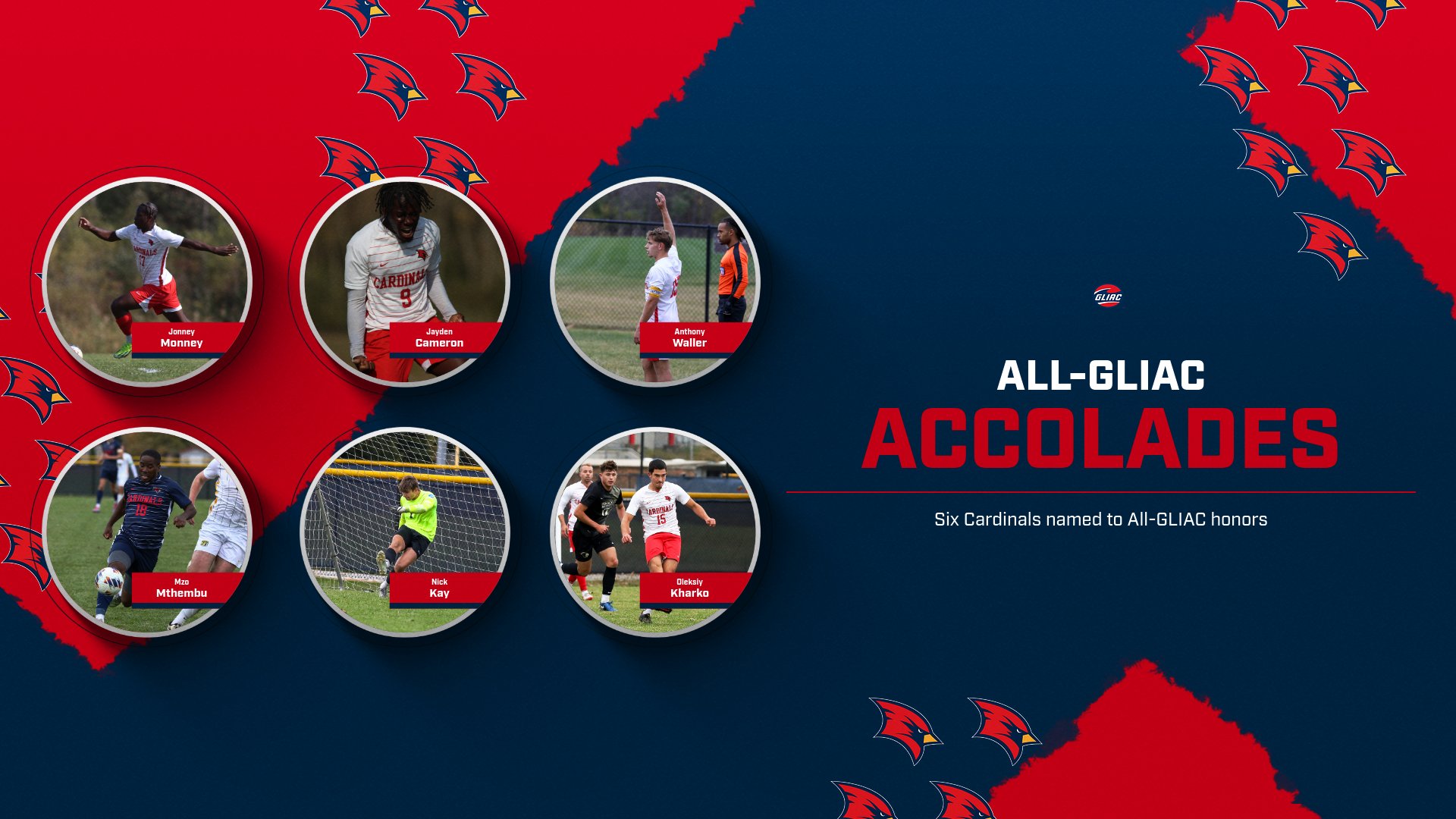 Six Men&rsquo;s Soccer Players Earn All-GLIAC Honors
