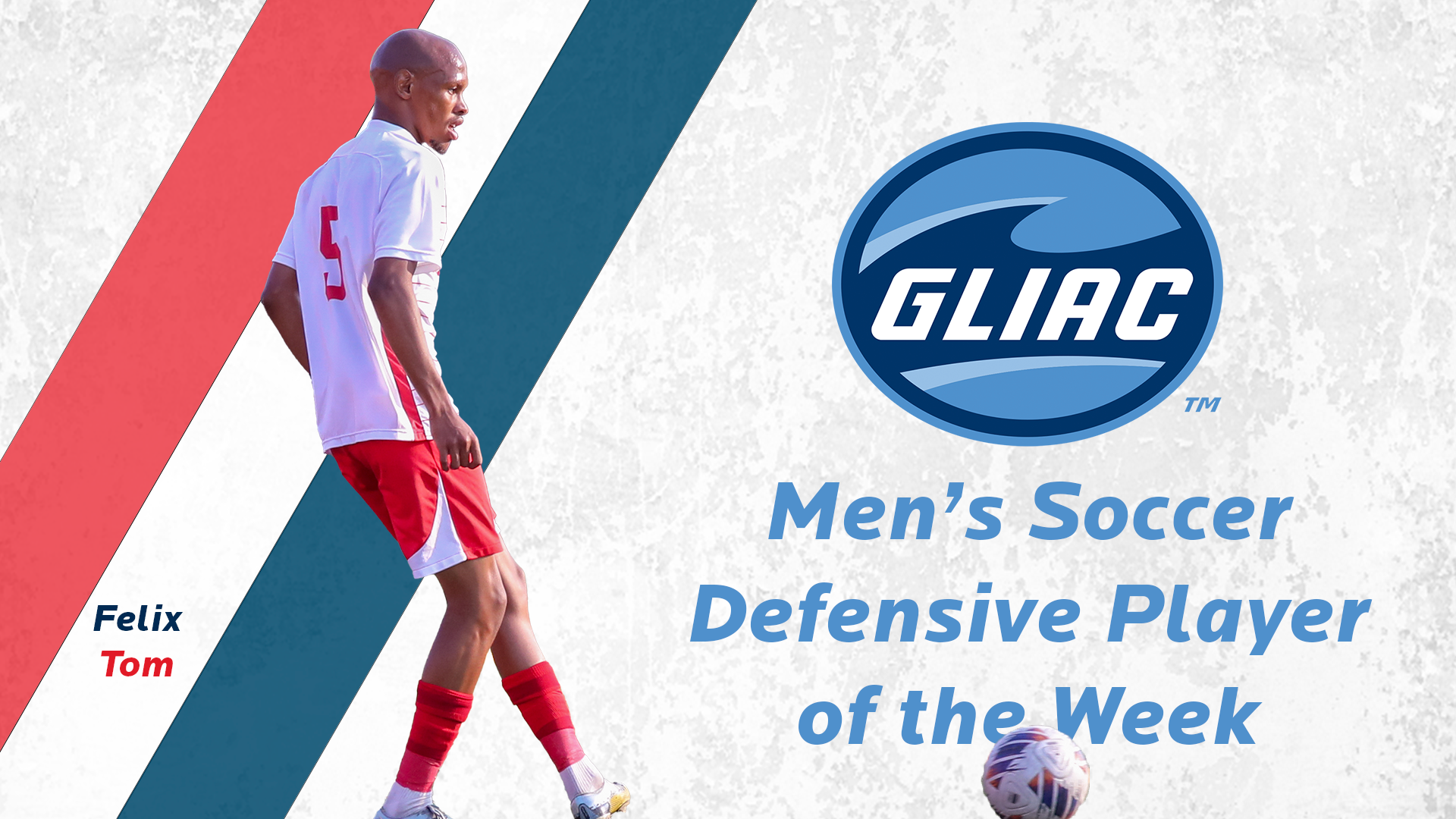 Felix Tom Named GLIAC Defensive Player of the Week
