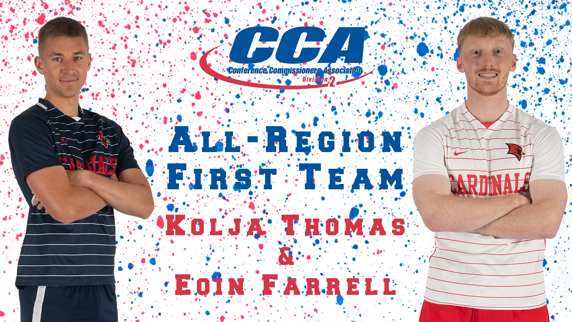 Thomas and Farrell Named to D2CCA All-Midwest Region First Team