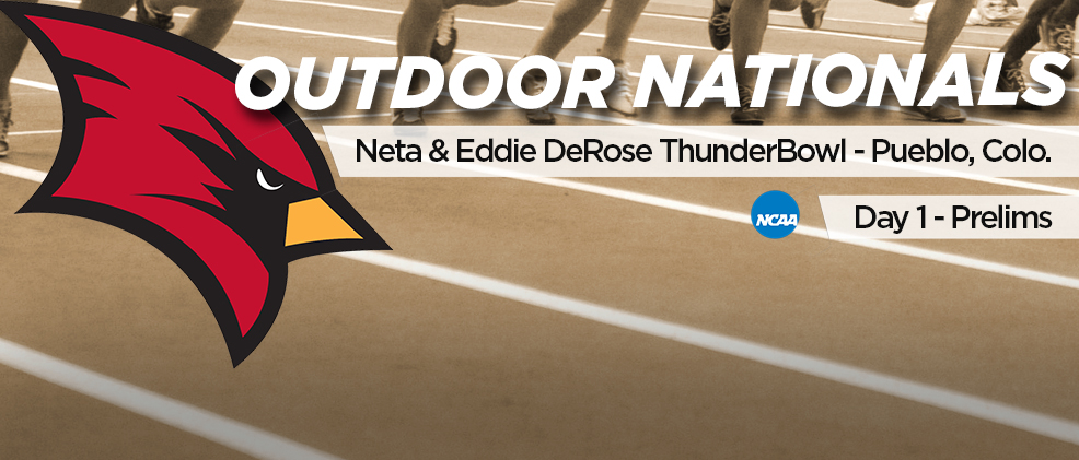 Grob Sits in 9th After Day One at DII Outdoor Championships