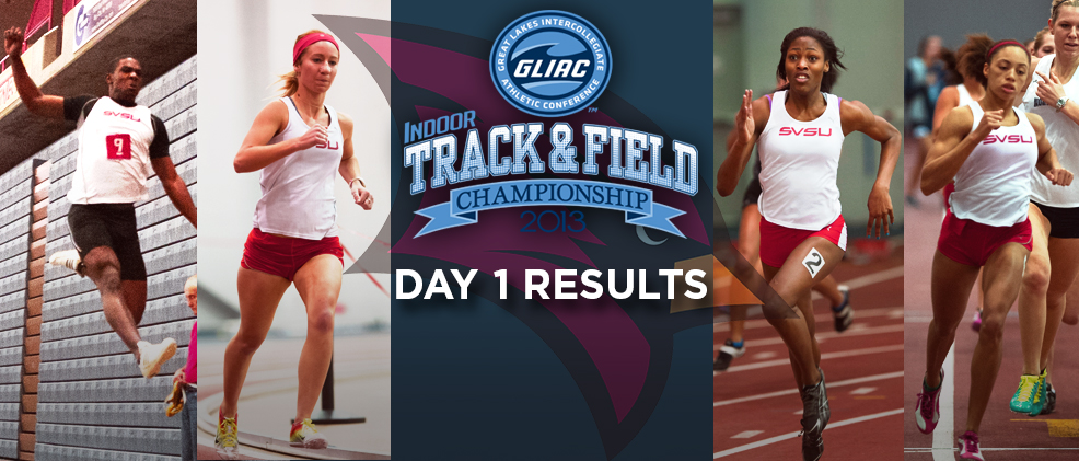 Grob, Ray, Burelle Shine on Day One of 2013 GLIAC Indoor Championships