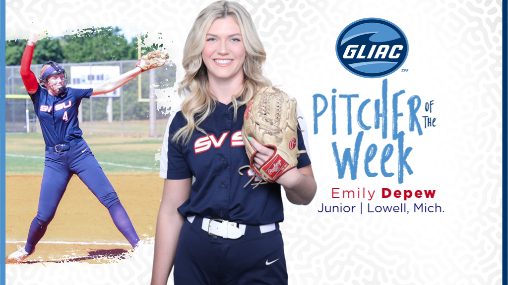 Emily Depew Named GLIAC Softball Pitcher of the Week