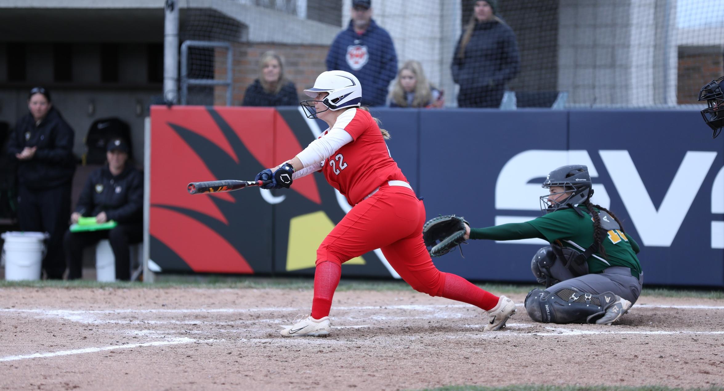 Softball Earns 10th Win of Season with 8-2 Decision Against Franklin Pierce