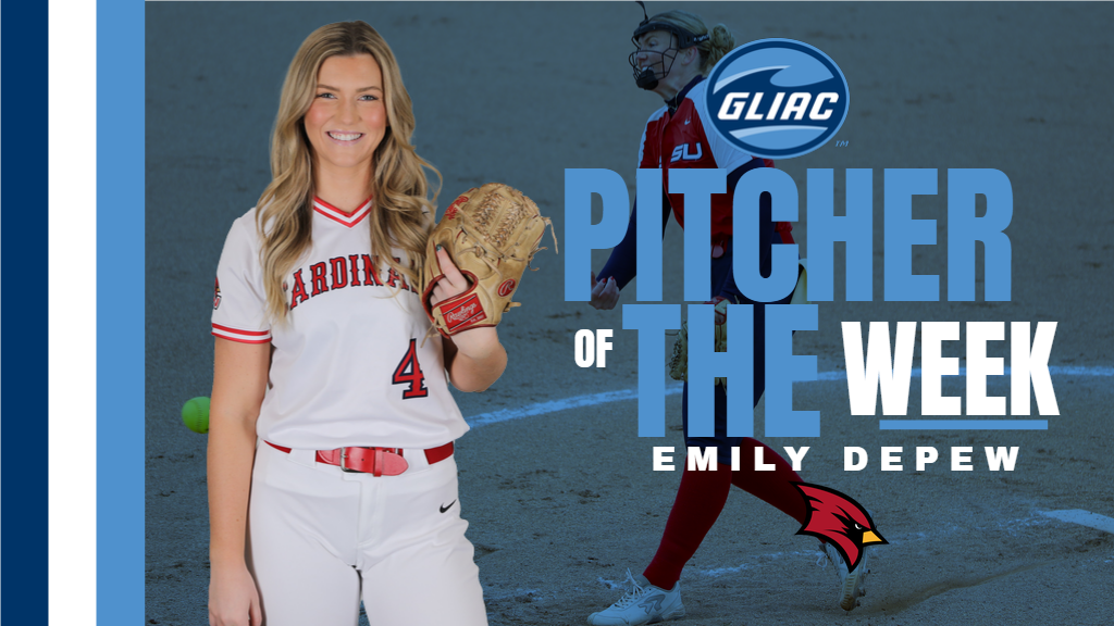 Emily Depew Earns Third GLIAC Pitcher of the Week