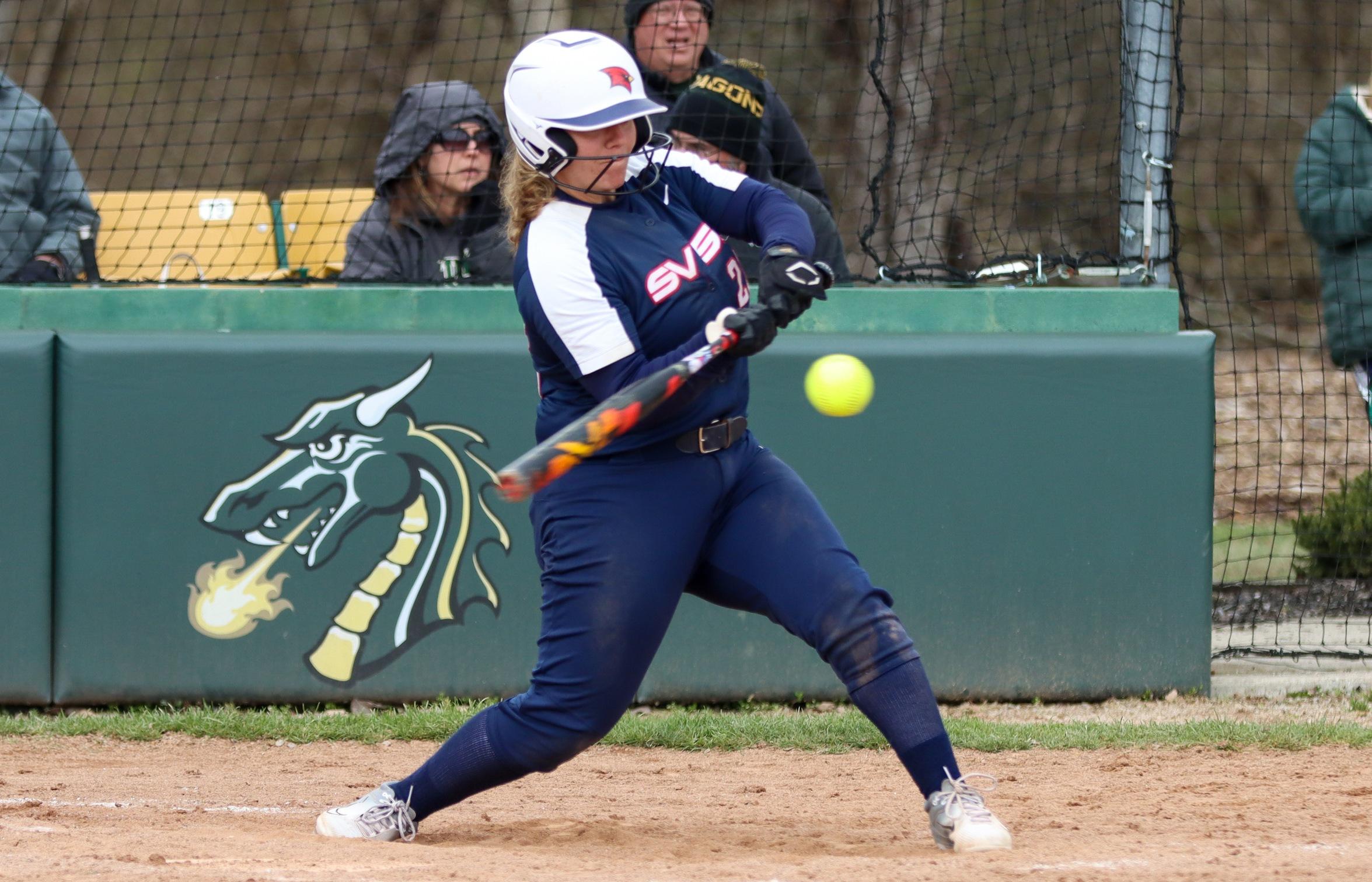 Softball Sweeps Parkside on the Road