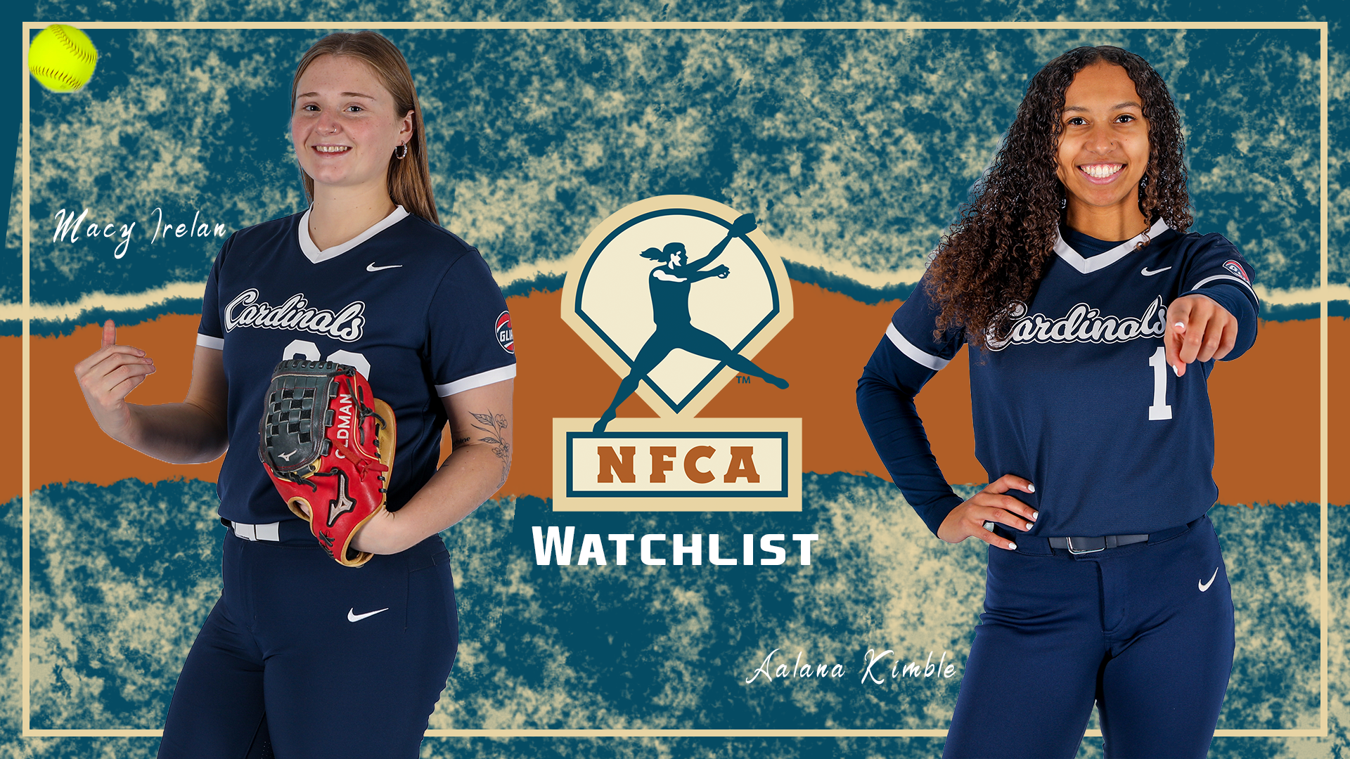 Macy Irelan and Aalana Kimble Named to NFCA Watchlist