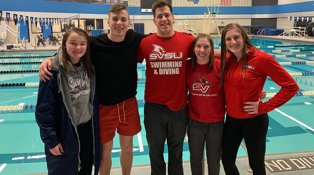 Cardinal Divers Impress at GVSU Invite