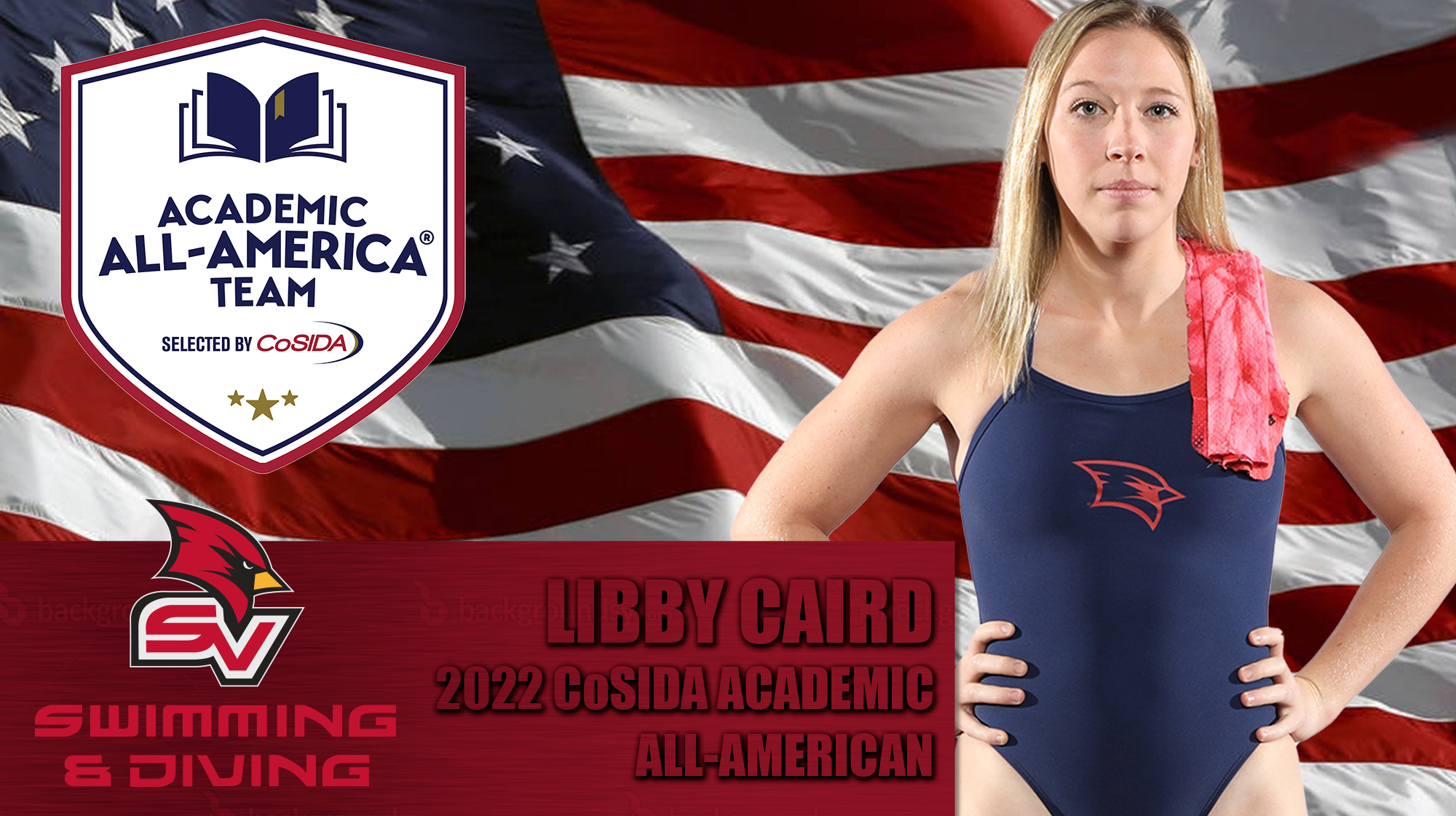 Caird named CoSIDA First Team All-American for second time