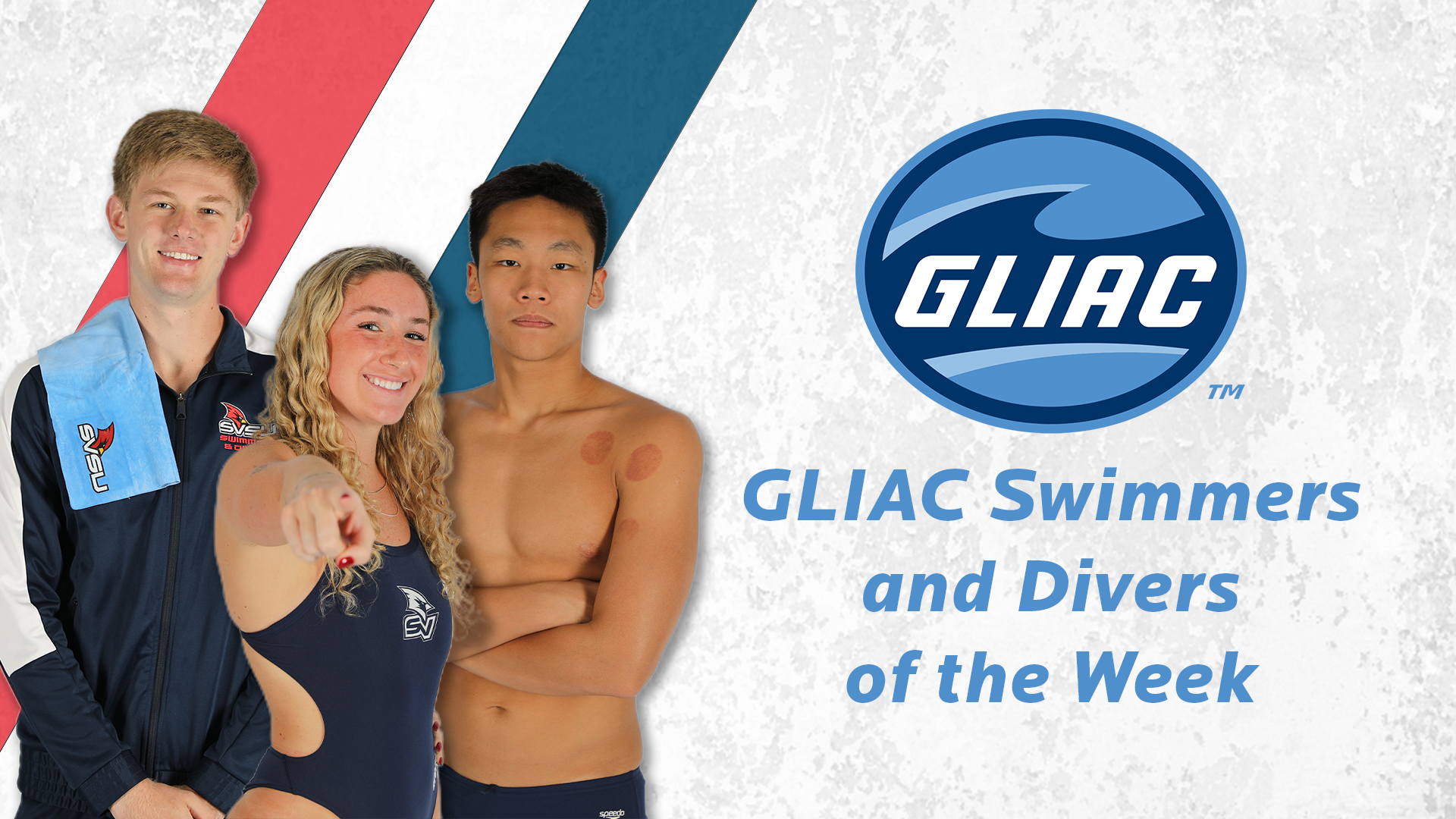 Cardinal Swim & Dive Takes Three of the Four GLIAC Athlete of the Week Awards