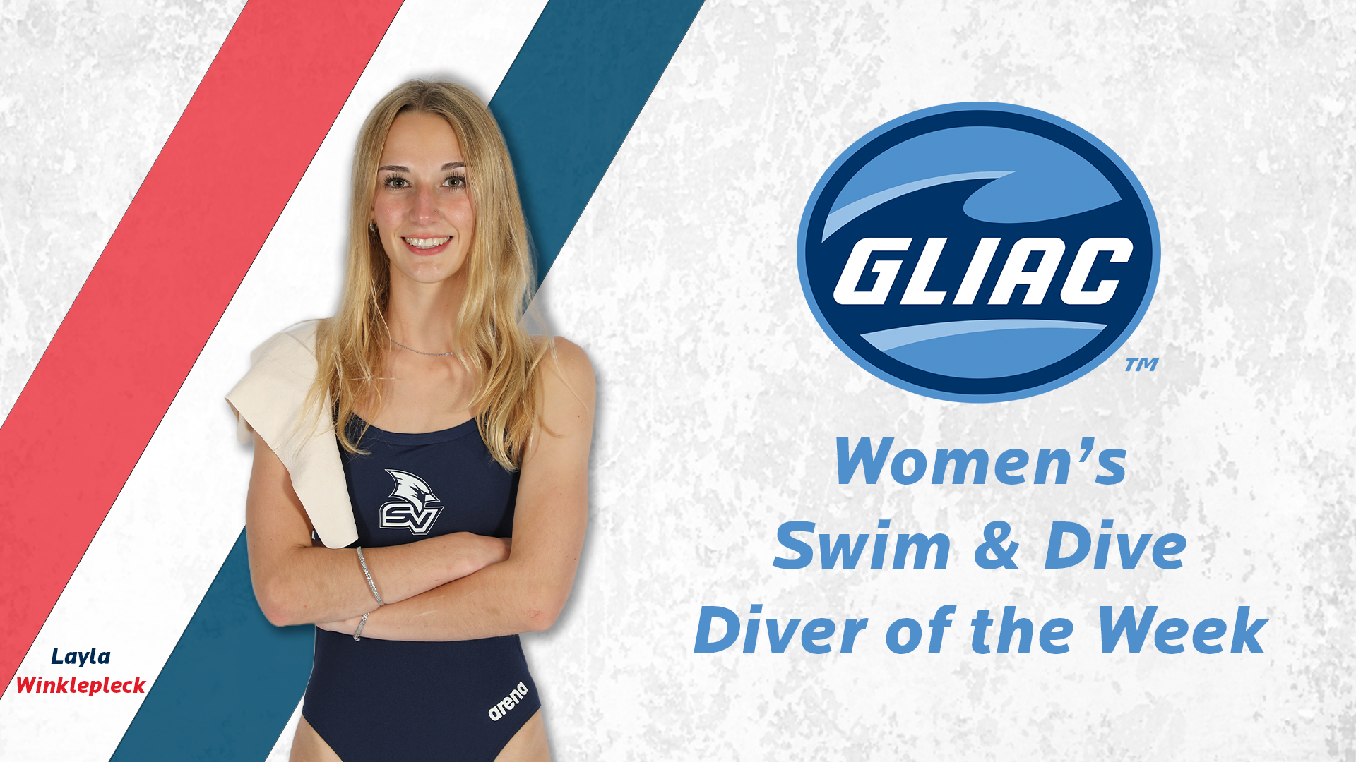 Winklepleck named GLIAC Diver of the Week