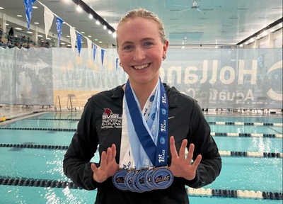 Hieber Wins 1650-Yard Freestyle on Final Day of GLIAC Championships