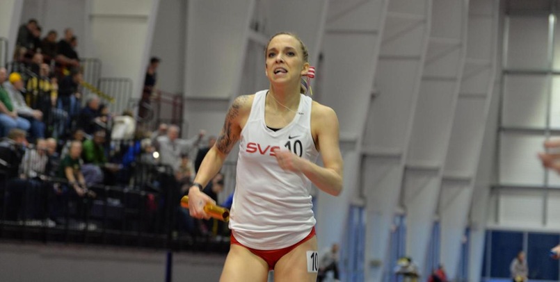 Taylor Stepanski had an NCAA automatic qualifying time in the 1,500 meters at the Bucknell Bison Classic...