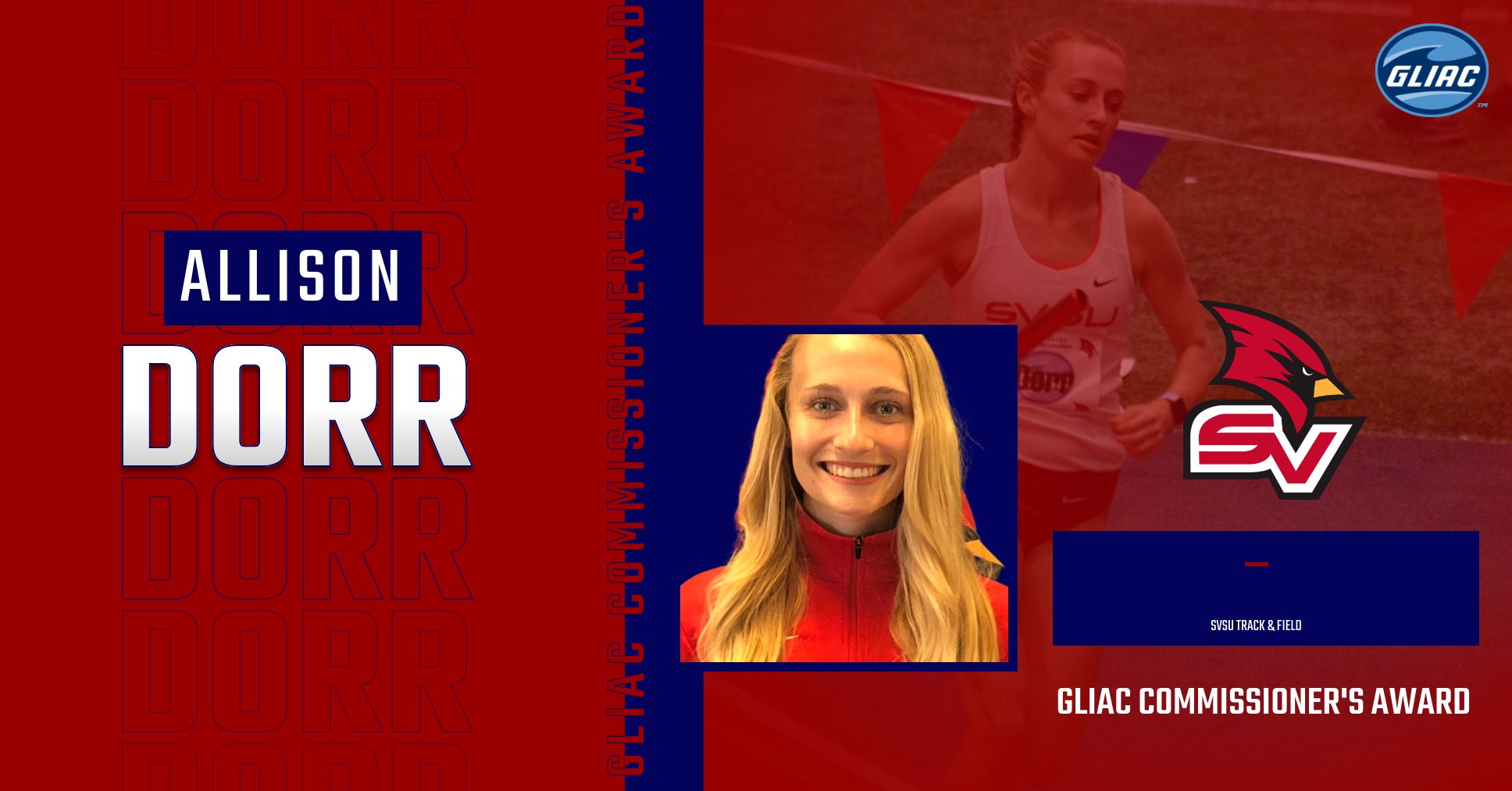 Allison Dorr Named GLIAC Spring Commissioner's Award Recipient