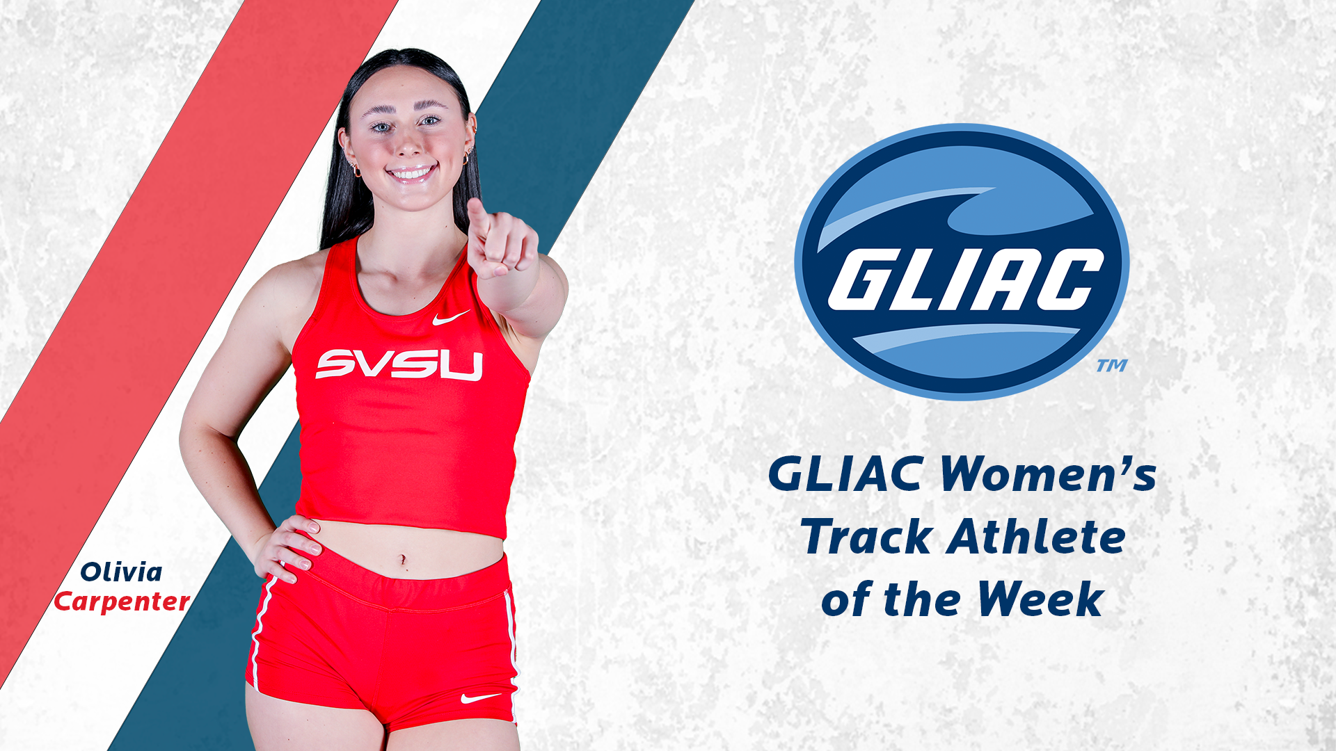 Olivia Carpenter Claims GLIAC Women&rsquo;s Track Athlete of the Week