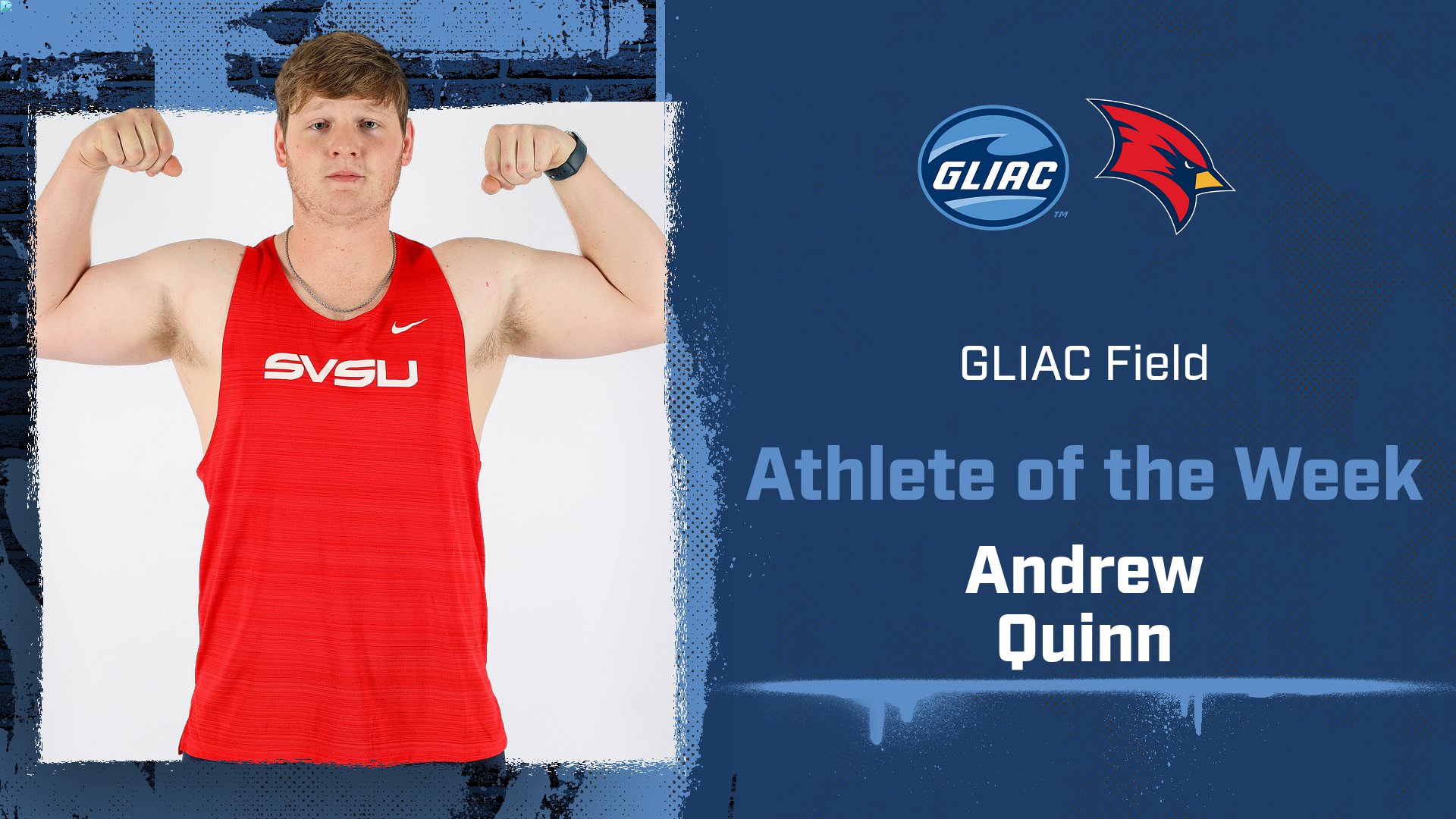 Andrew Quinn Earns First GLIAC Field Athlete of the Week Honor