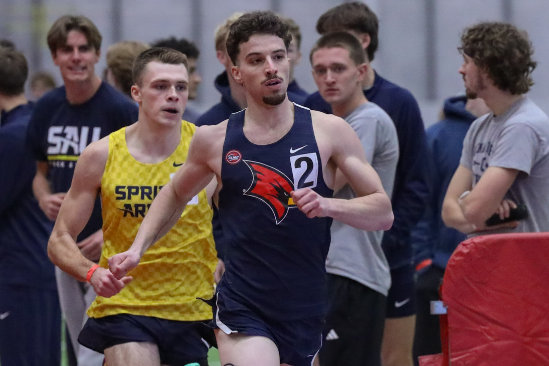 Dominic Suliman Runs in One Mile Prelims on Day One of NCAA DII Indoor Championships