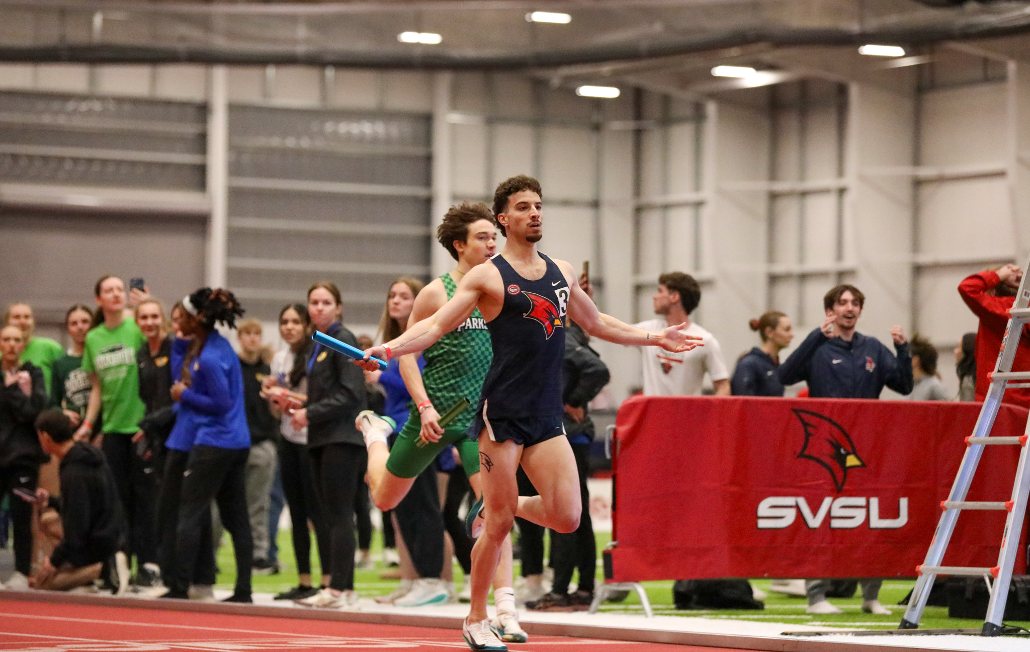 Cardinals Claim Three Conference Titles and Break a School Record on First Day of GLIAC Indoor Championships