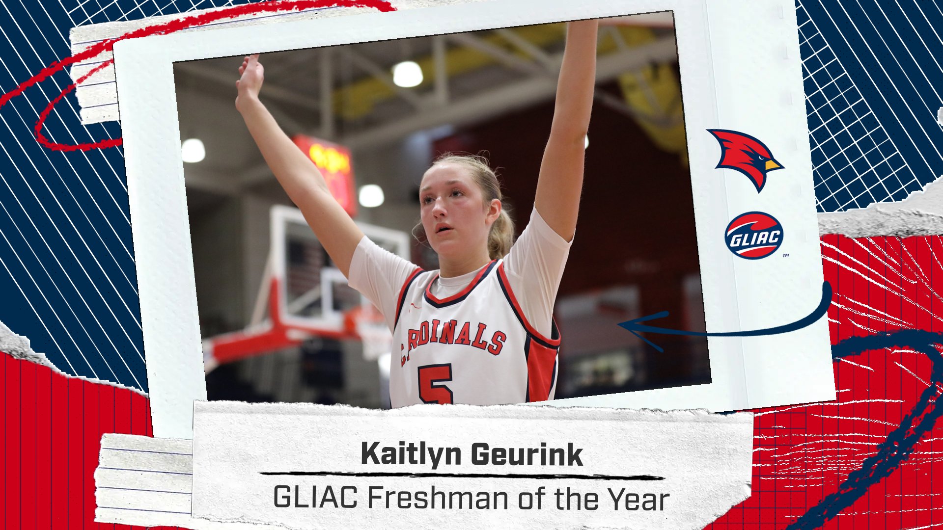 Kaitlyn Geurink Highlights GLIAC Awards Winning Freshman of the Year