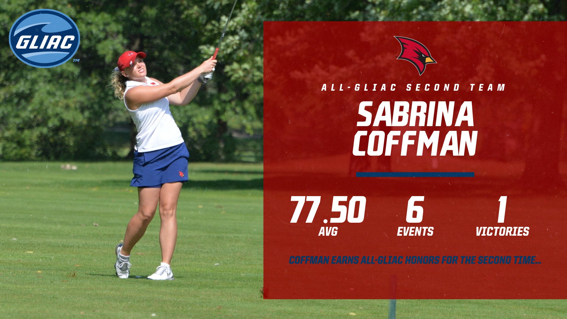 Sabrina Coffman Earns All-GLIAC Honors