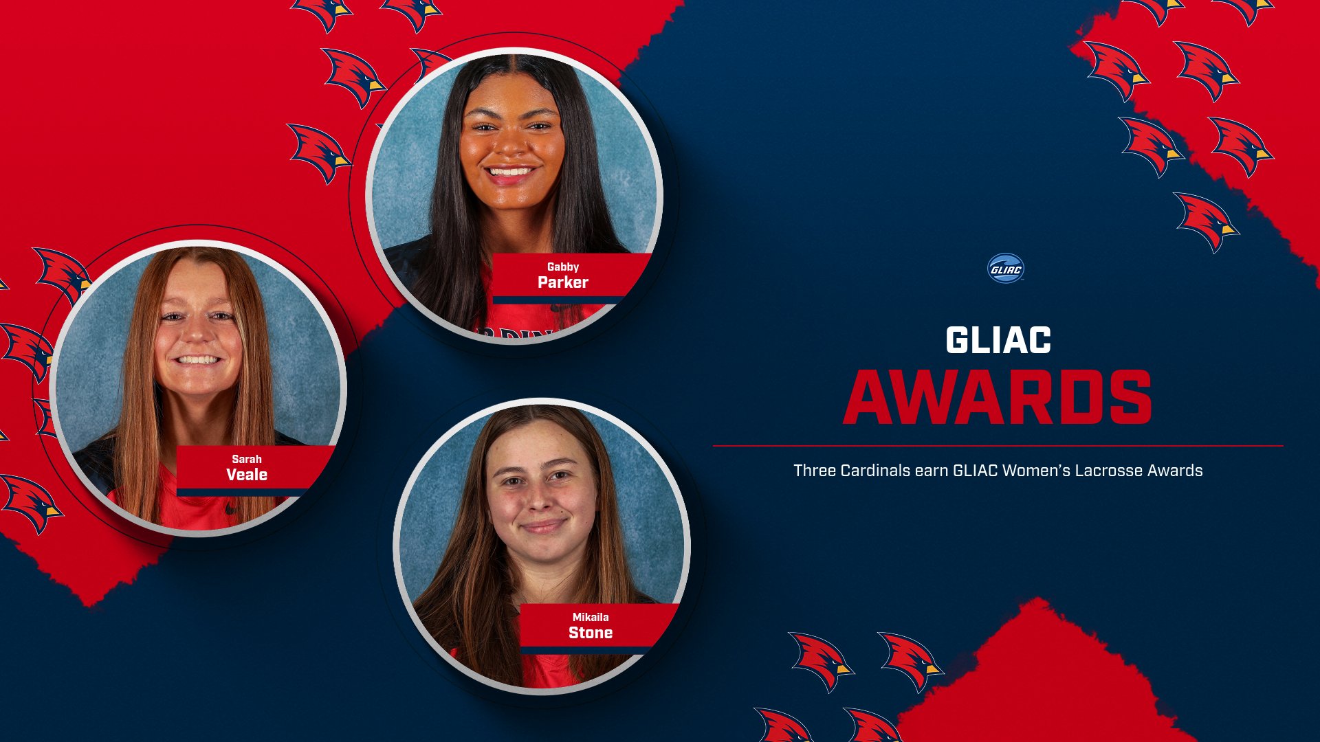 Cardinal Lacrosse has Three All-GLIAC Selections