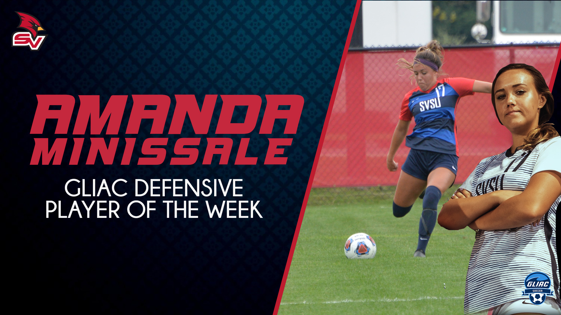 Amanda Minissale Named GLIAC Defensive Player of the Week