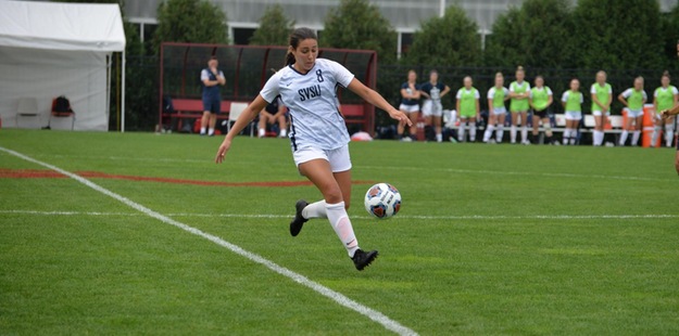Giambanco scores two in today's match against the Pride...