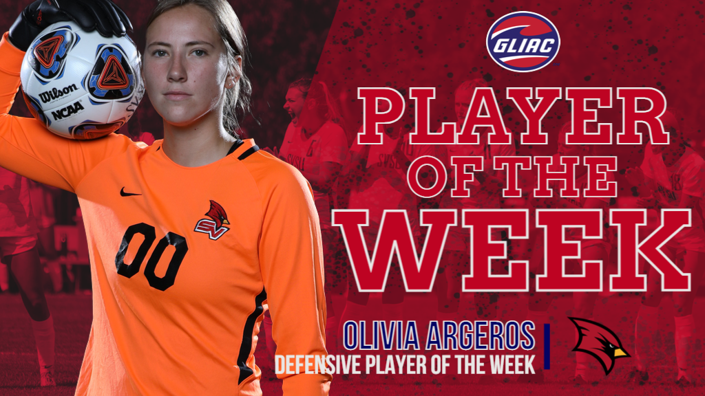 Shutout of No. 9 Bulldogs lifts Argeros to GLIAC POTW